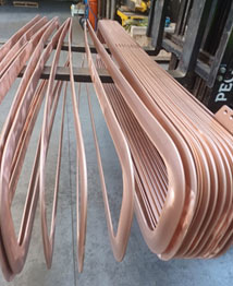 Granallado de las bobinas y limpieza final.